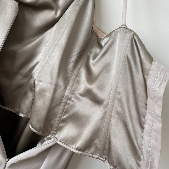 BCBG RUNWAY Champagne Strapless Dress - Picture 6 of 10